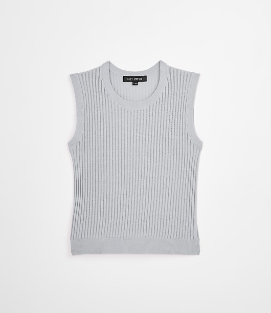 LOFT Versa Ribbed Sleeveless Sweater