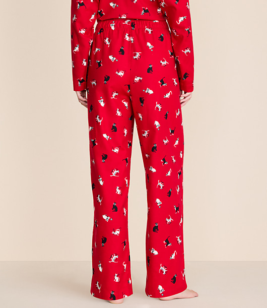 Holiday Kitten Pajama Pants
