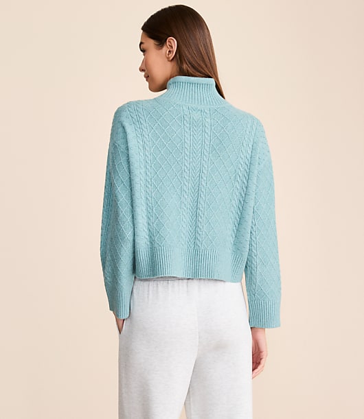Petite Lou & Grey Bobble Drawstring Neck Sweater