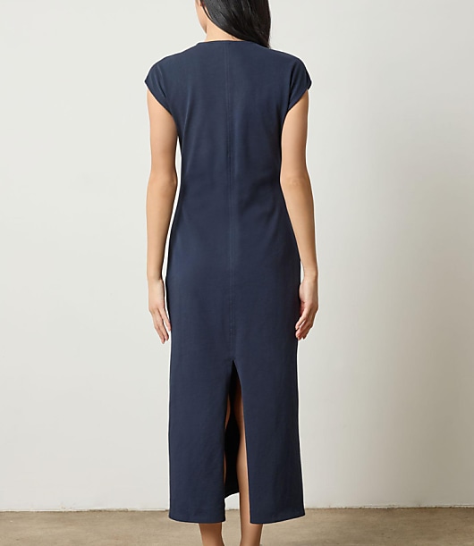 Lilla P Side Tuck Maxi Dress