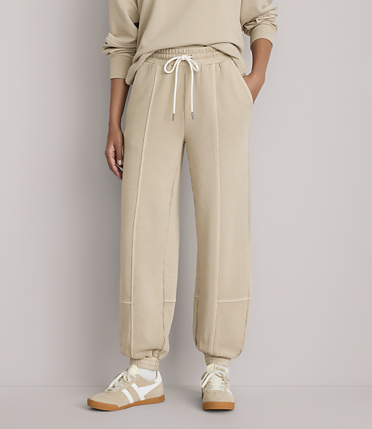 Lou & Grey Garment Dyed Terrysoft Seamed Joggers