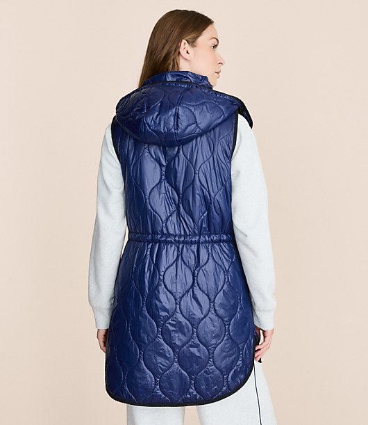Lou & Grey Quilted Hooded Puffer Vest