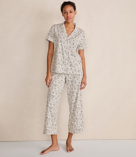 Haven Well Within Organic Cotton Jersey Animal Dot Pajama Top