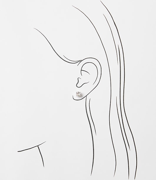 Modern Sparkle Stud Earrings