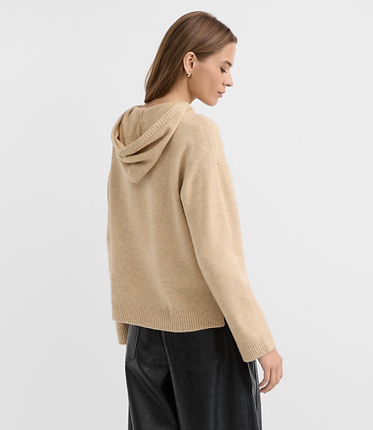 Petite Heart Hoodie Sweater