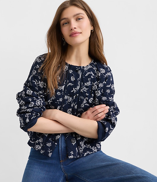 Floral Quilted Jacket