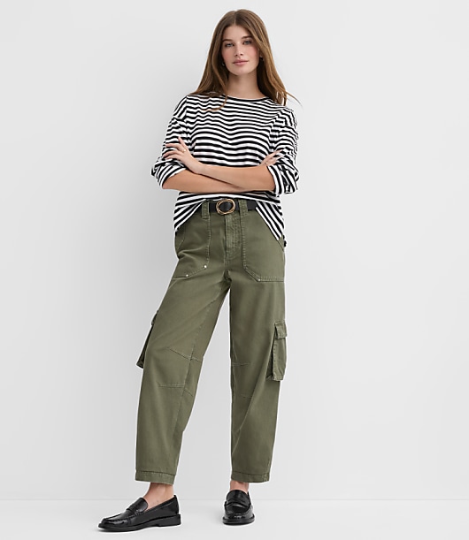 Striped Long Sleeve Modern Tee