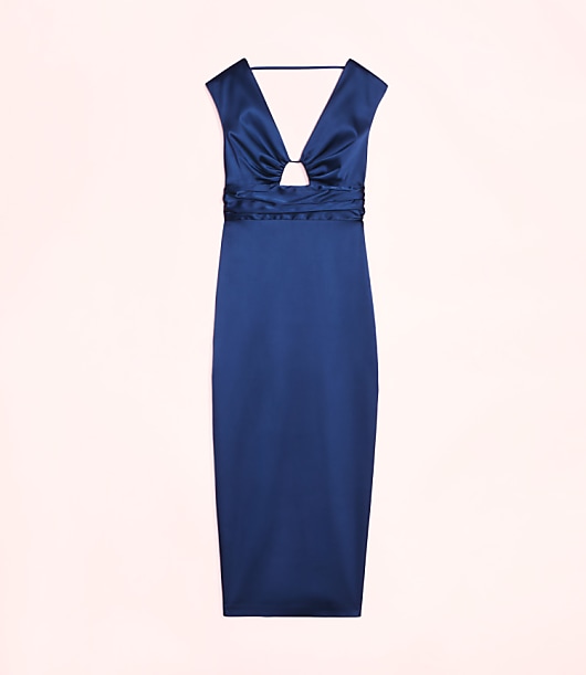 Lately Satin Cutout Gown
