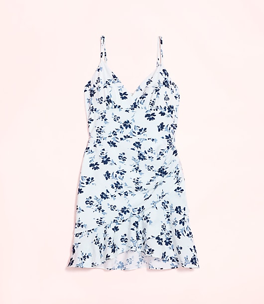 Lately Floral Ruched Mini Dress
