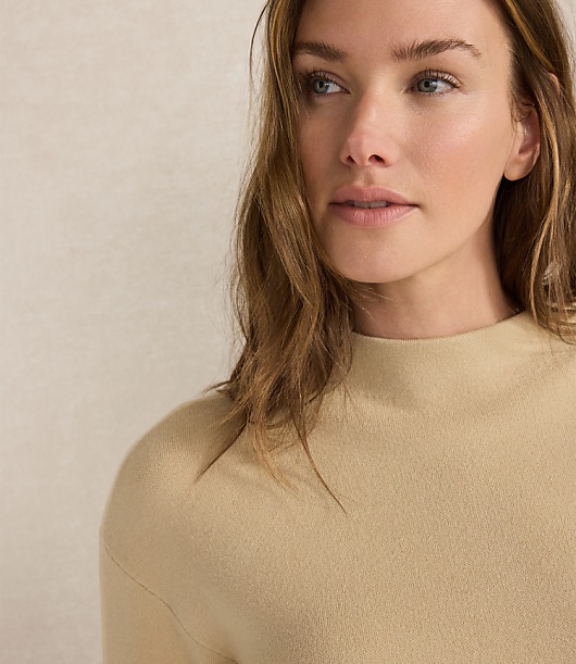 Haven Well Within Tuxedo Stripe Funnel Neck Pullover