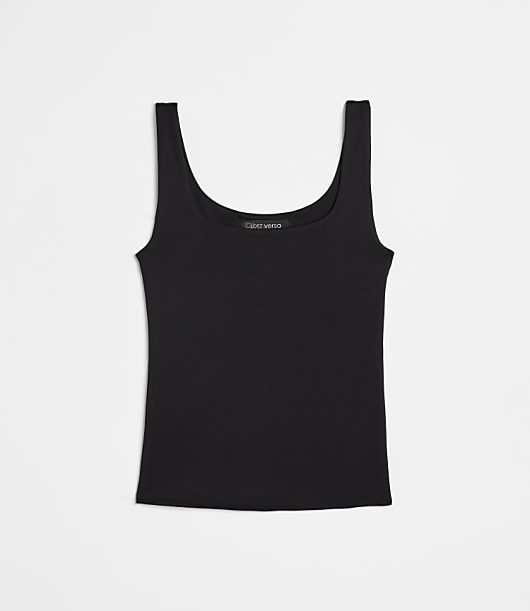 LOFT Versa 360 Knit Square Neck Tank Top