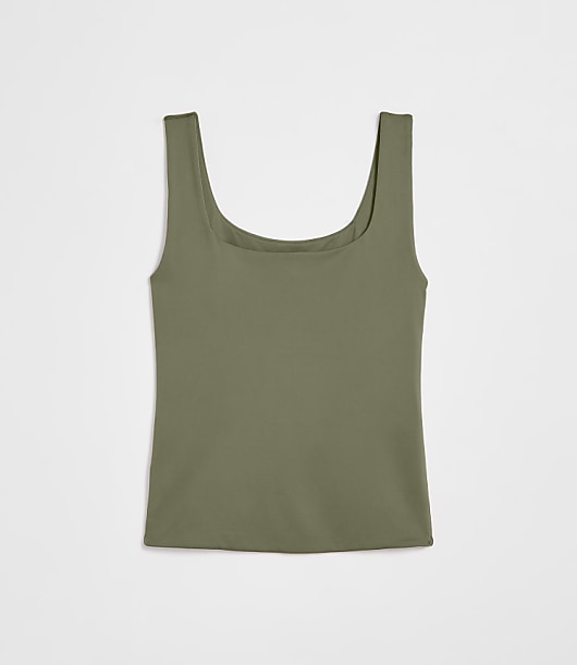 LOFT Versa 360 Knit Square Neck Tank Top