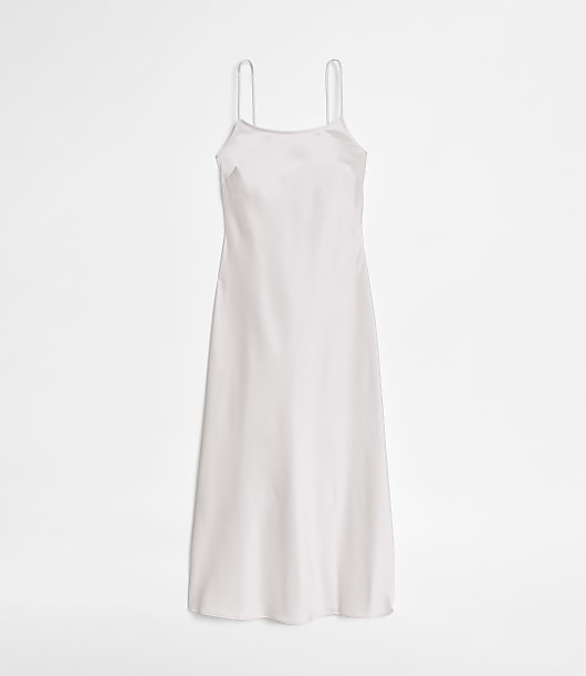 Petite LOFT Versa Satin Maxi Slip Dress