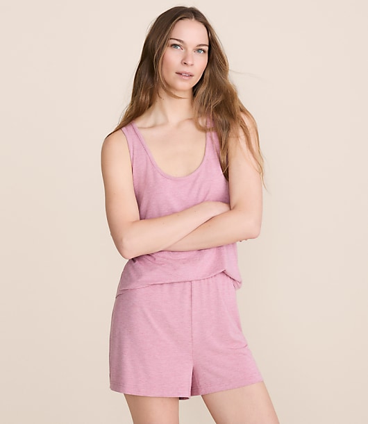Loft Lou & Grey Heathered Softened Modal Pajama Shorts