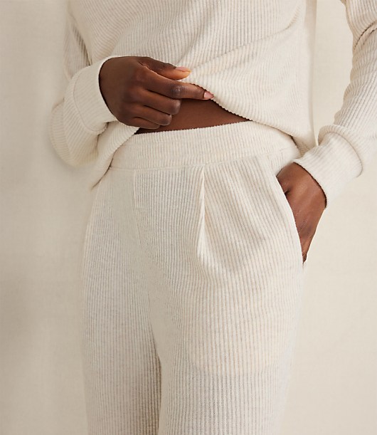 Haven Well Within Brushed Rib Knit Tapered Pants