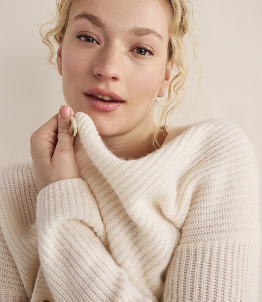 Haven Well Within Cashmere Shaker Stitch Cardigan