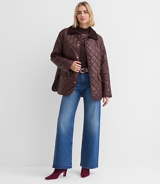 Quilted Puffer Barn Jacket