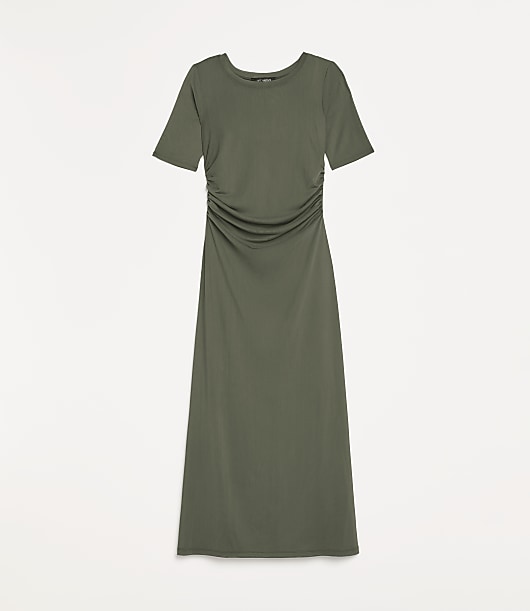 LOFT Versa Mesh Midi Dress