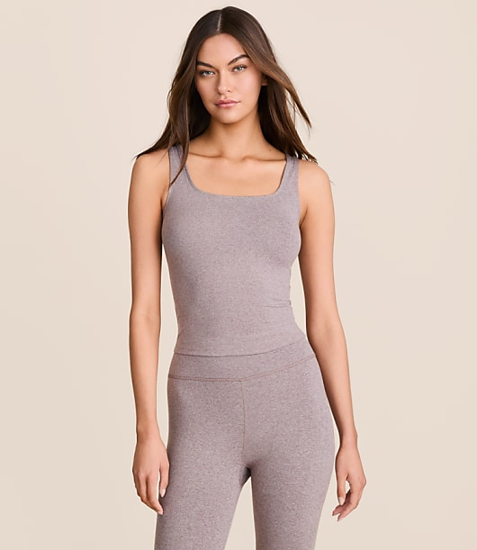 Lou & Grey Heathered Brushedsoft Tank Top