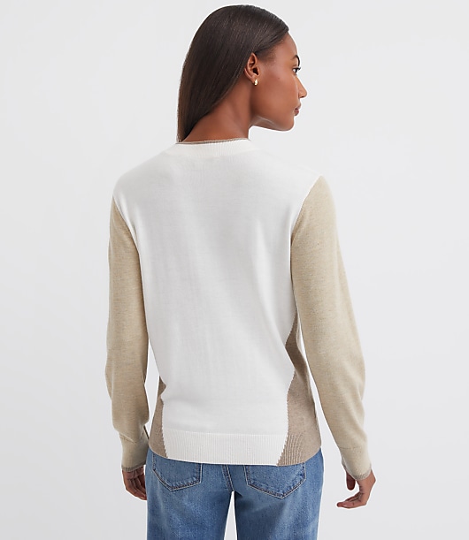 Colorblock Luxe Knit Sweater