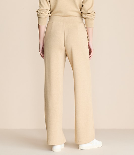 Lou & Grey Scubasoft Pintucked Wide Leg Pants