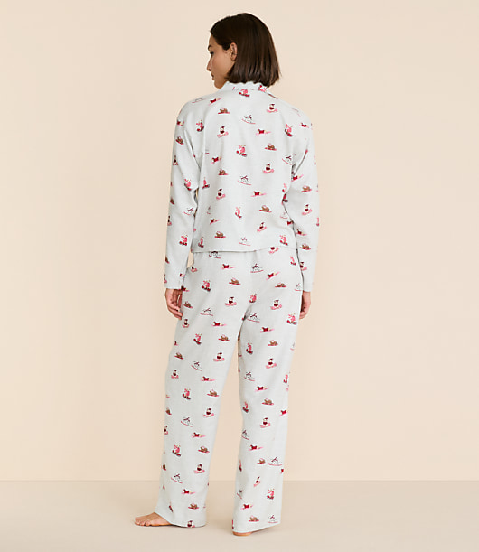 Ski Puppy Pajama Set