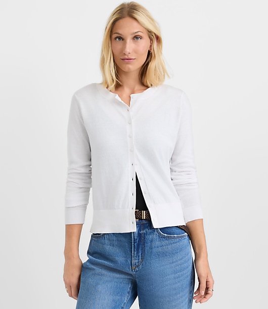 Modern Crew Neck Cardigan