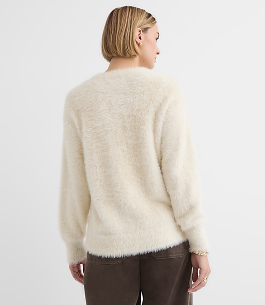 Fuzzy Tunic Sweater