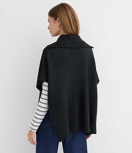 Knit Cape Jacket