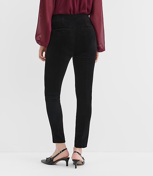 Petite Kendall Skinny Pants in Stretch Velvet