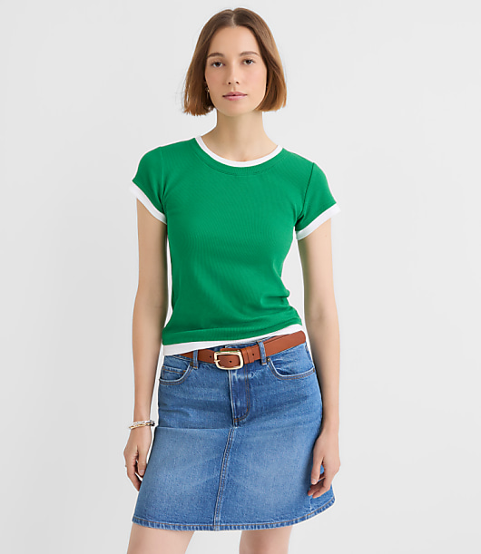 Layered Perfect Ribbed Tee