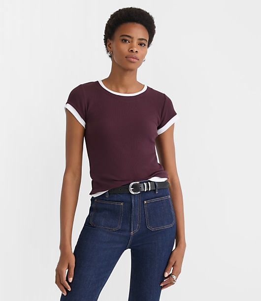 Layered Perfect Ribbed Tee