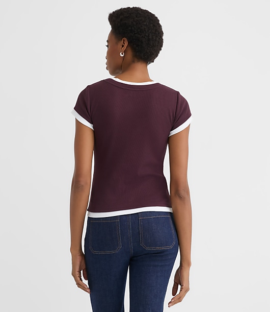 Layered Perfect Ribbed Tee