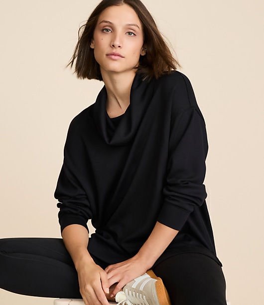Petite Lou & Grey Scubasoft Cowl Neck Tunic Top