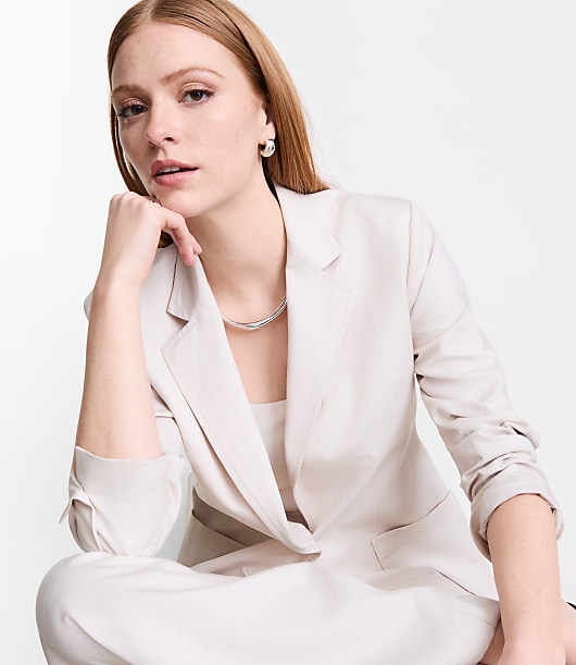 LOFT Versa Pure Spun Patch Pocket Blazer