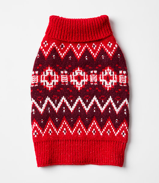 Fair Isle Dog Sweater
