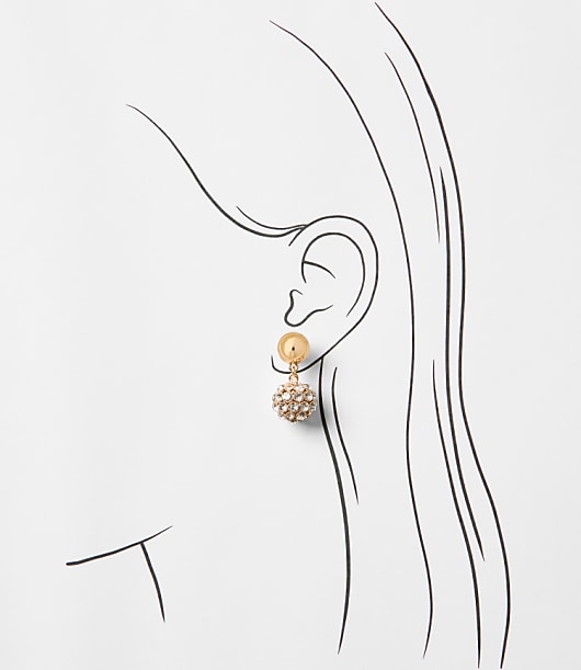 Sparkle Bauble Drop Earrings