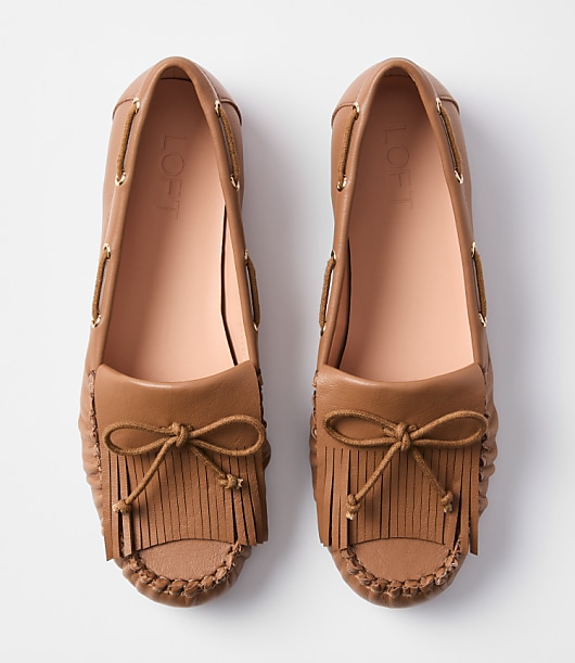 Fringe Bow Moccasins
