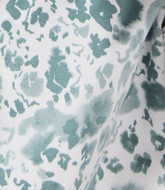 Haven Well Within Organic Cotton Jersey Blurred Floral Pajama Top