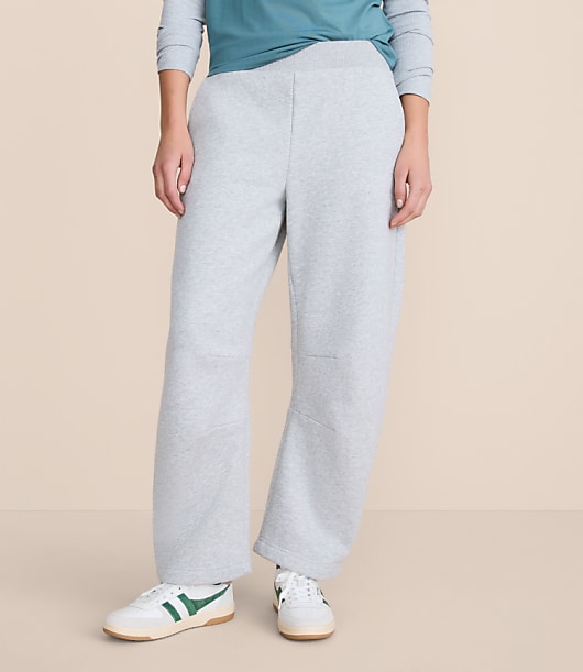Lou & Grey Heathered Elite Fleece Barrel Pants