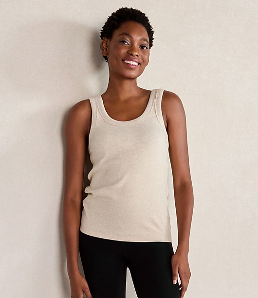 Loft Haven Well Within Essential Organic Cotton Scoop Neck Tank