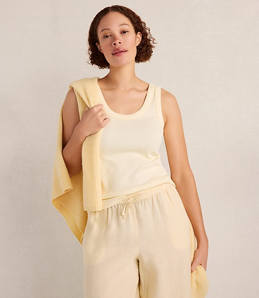 Haven Well Within Essential Organic Cotton Scoop Neck Tank