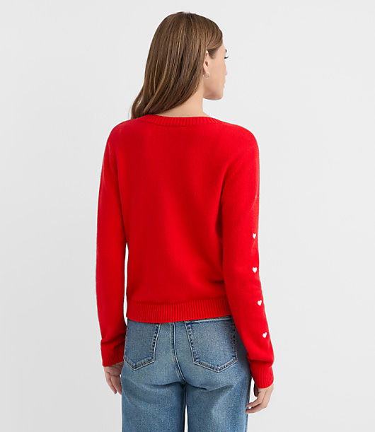 Petite Heart Cardigan