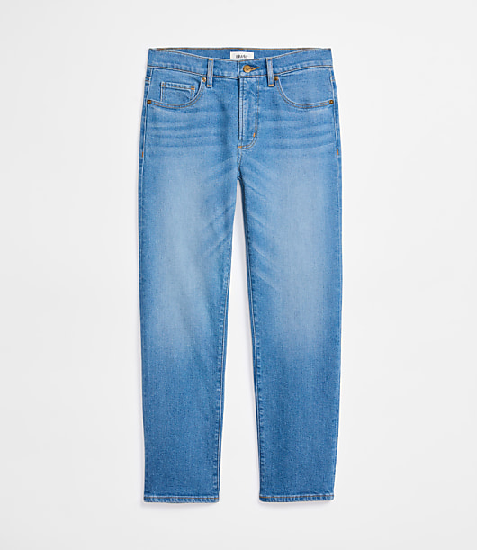 Rivete Curvy Mid Rise Slim Jeans in Vintage Mid Wash