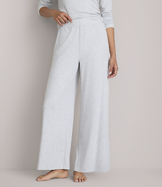 Lou & Grey Heathered Ribbed Pajama Pants