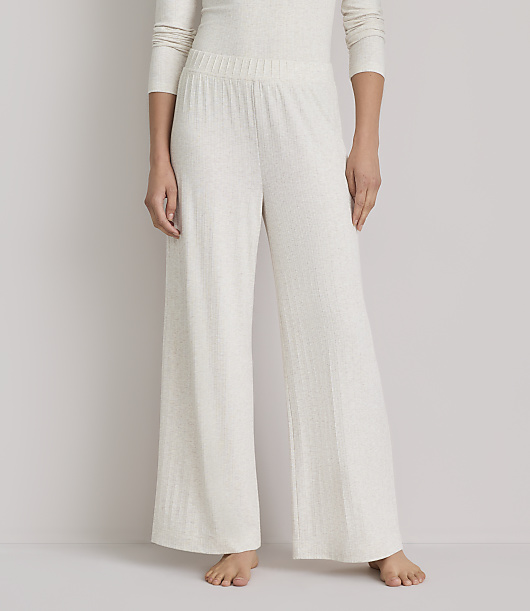Lou & Grey Heathered Ribbed Pajama Pants