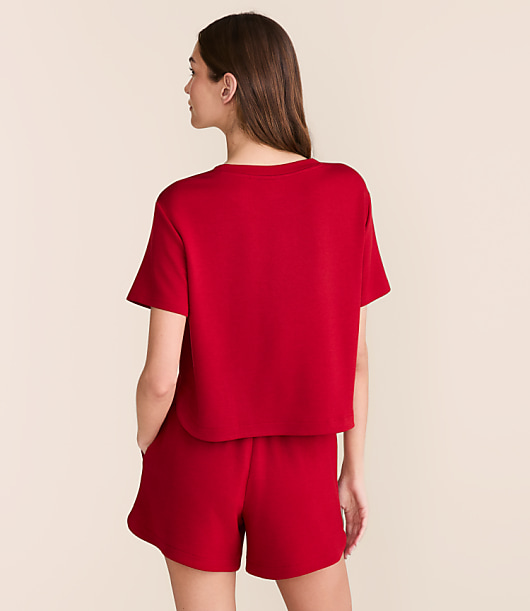 Lou & Grey Lightweight Scubasoft Rounded Hem Tee
