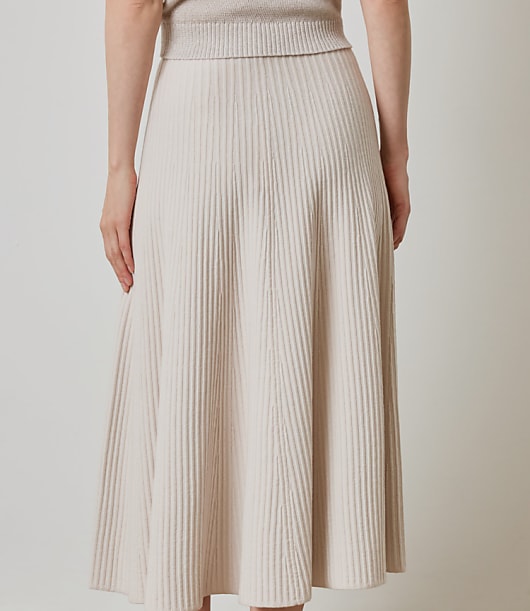 Lilla P Flared Knit Skirt
