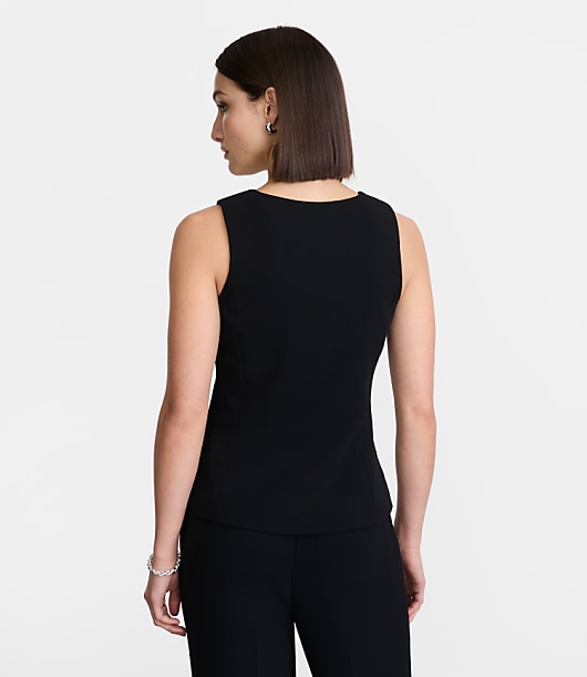 LOFT Versa Crepe Drape Tank Vest
