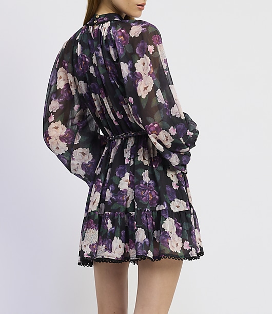 En Saison Jasmine Long Sleeve Mini Dress